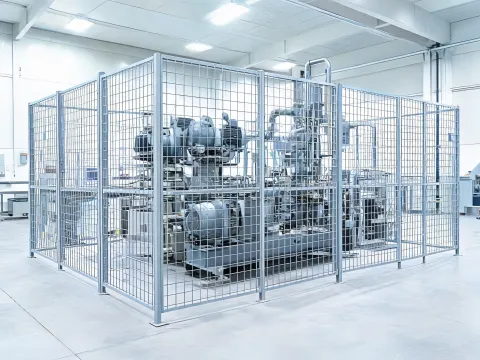 Machine guard wire mesh
